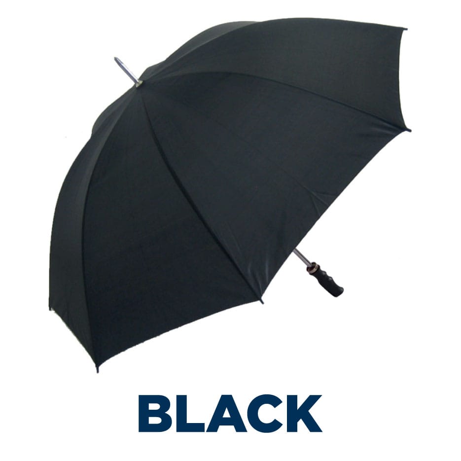 Economy Golf Umbrella with Black Grip Handle - 1300mm