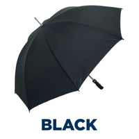 Economy Golf Umbrella with Black Grip Handle - 1300mm