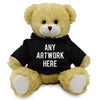 Branded Black Hoodie Bear