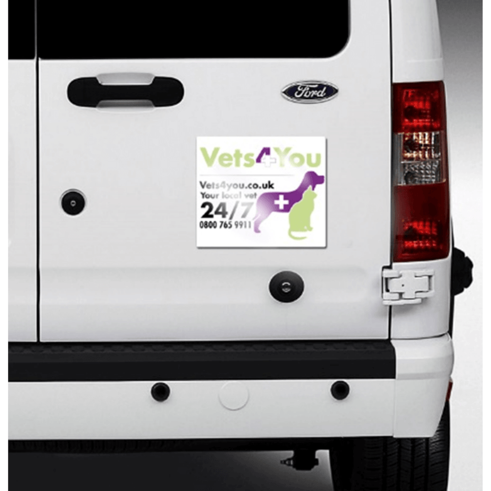 Branded A4 Vehicle Magnets