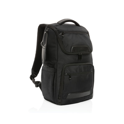 Branded Swiss Peak AWARE™ RPET Voyager 15.6" laptop backpack