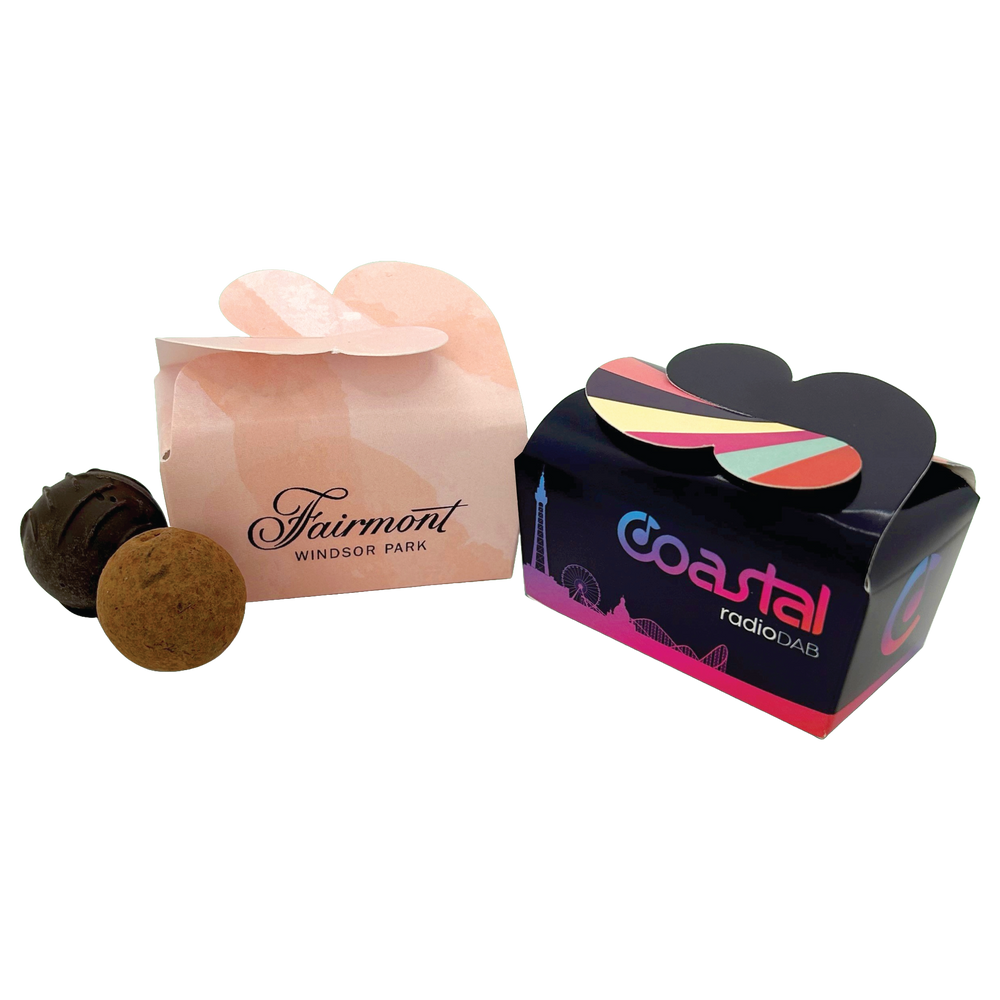 Branded Ballotin 2 Choc Butterfly Box