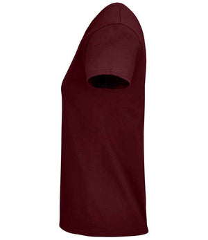 SOL'S Ladies Crusader Organic T-Shirt Burgundy
