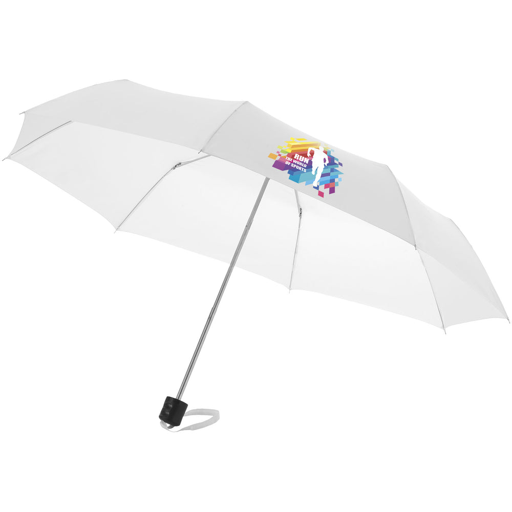 Branded Ida 21.5" foldable umbrella