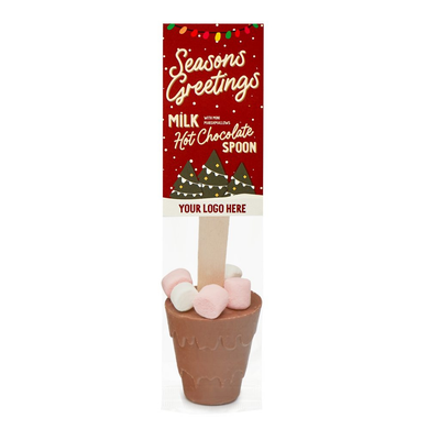 Eco Info Card - Hot Chocolate Spoon With Marshmallows
