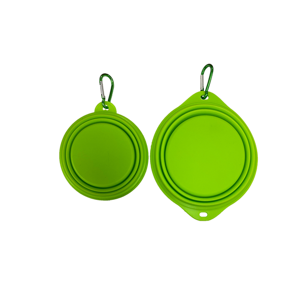 Branded Collapsible Silicone Dog Bowl