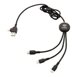 Branded Light up logo 6-in-1 cable