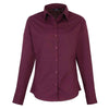 Premier Ladies Long Sleeve Poplin Blouse