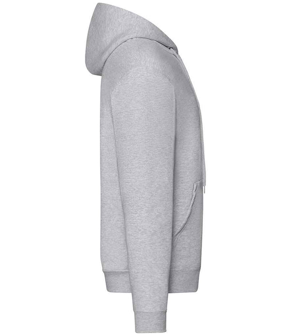 Fruit of the Loom Classic Zip Hooded Sweatshirt Heather Grey