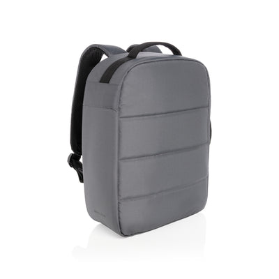 Branded Impact AWARE™ RPET anti-theft 15.6" laptop backpack