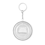 Branded Key ring with bottle opener