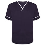Behrens Contrast Trim Smart Scrub Top