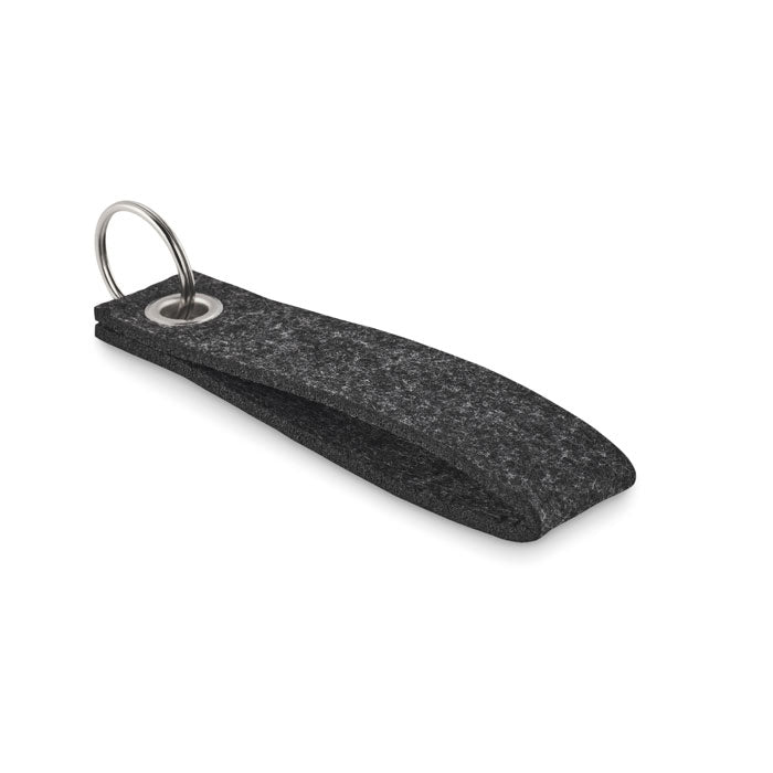Branded Rectangular RPET felt keyring