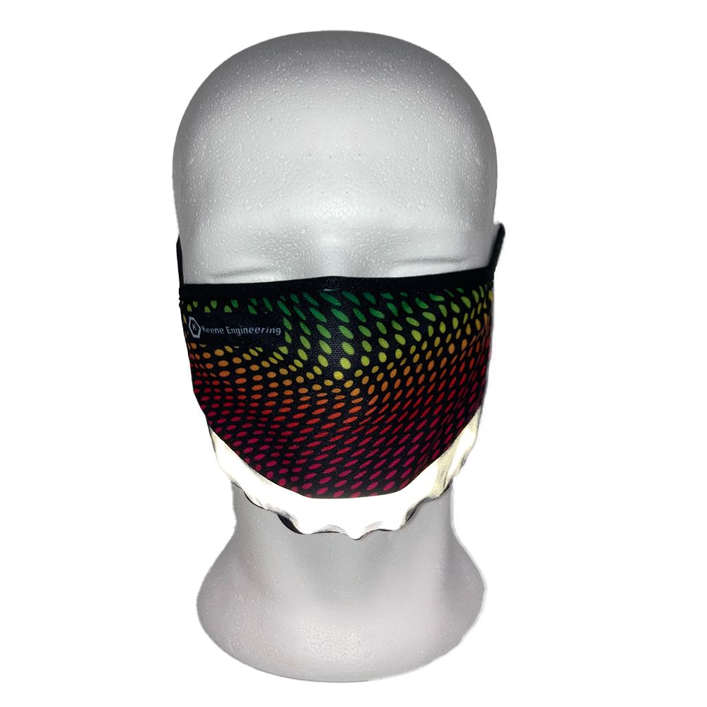 Branded Full Colour Face Mask with Reflective Strip