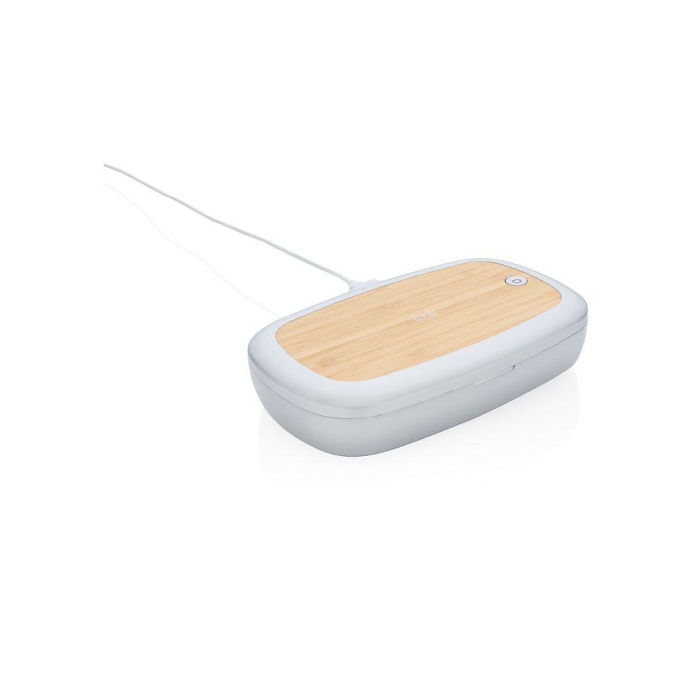 Branded Rena UV-C steriliser box with 5W wireless charger