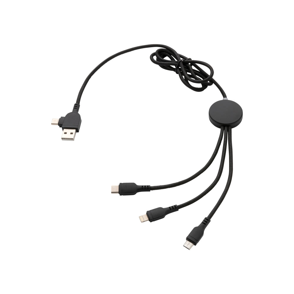 Branded Light up logo 6-in-1 cable
