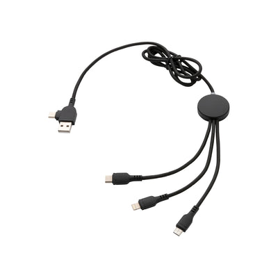 Branded Light up logo 6-in-1 cable