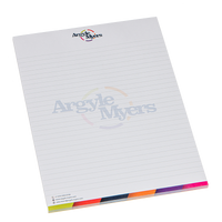 A6 Notepad with Wrapover Front Cover