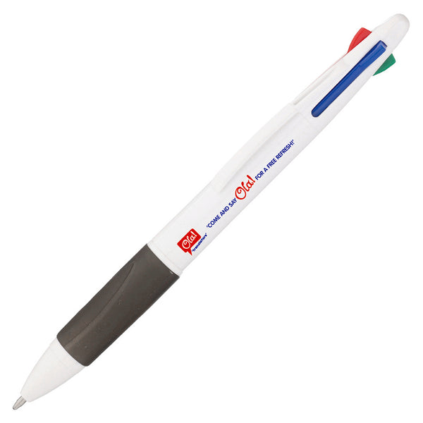 Quad 4 Colour Pen | Branded Quad 4 Colour Plastic Pen