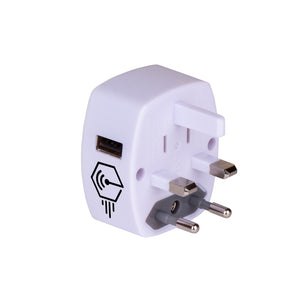 Premium Worldwide Travel Adaptor - 5-in-1 with USB