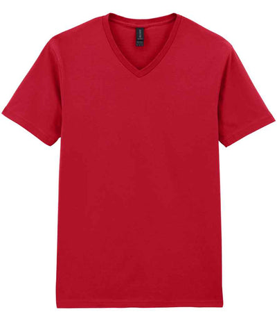 Branded Gildan SoftStyle® V Neck T-Shirt