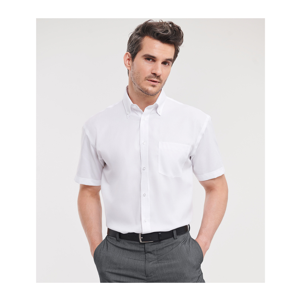 Russell Collection Short Sleeve Ultimate Non-Iron Shirt