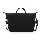 Branded Kezar AWARE™ 500 gsm recycled canvas deluxe weekend bag