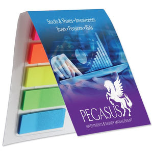 5 Coloured Index Markers in a Booklet