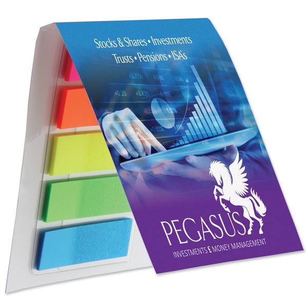 5 Coloured Index Markers in a Booklet