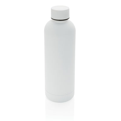 RCS Recycled stainless steel Impact vacuum bottle White