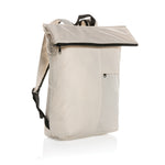 Dillon AWARE™ RPET lightweight foldable backpack Off White