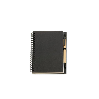 B6 Recycled full cover notebook with pen