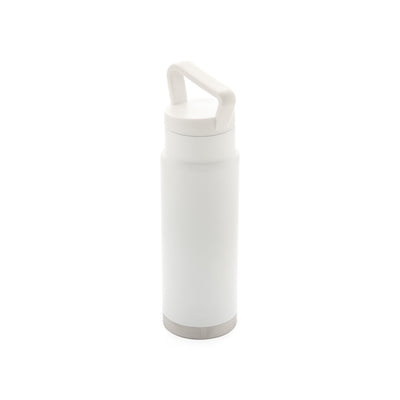 Leakproof vacuum on-the-go bottle with handle