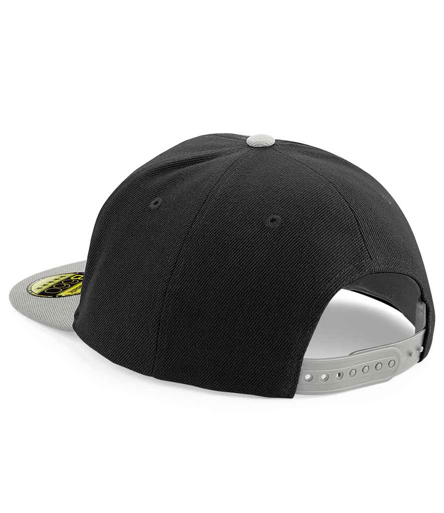 Branded Beechfield Original Flat Peak Snapback Cap