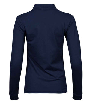 Tee Jays Ladies Luxury Stretch Long Sleeve Polo Shirt