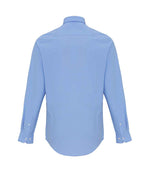 Premier Long Sleeve Striped Oxford Shirt Oxford Blue