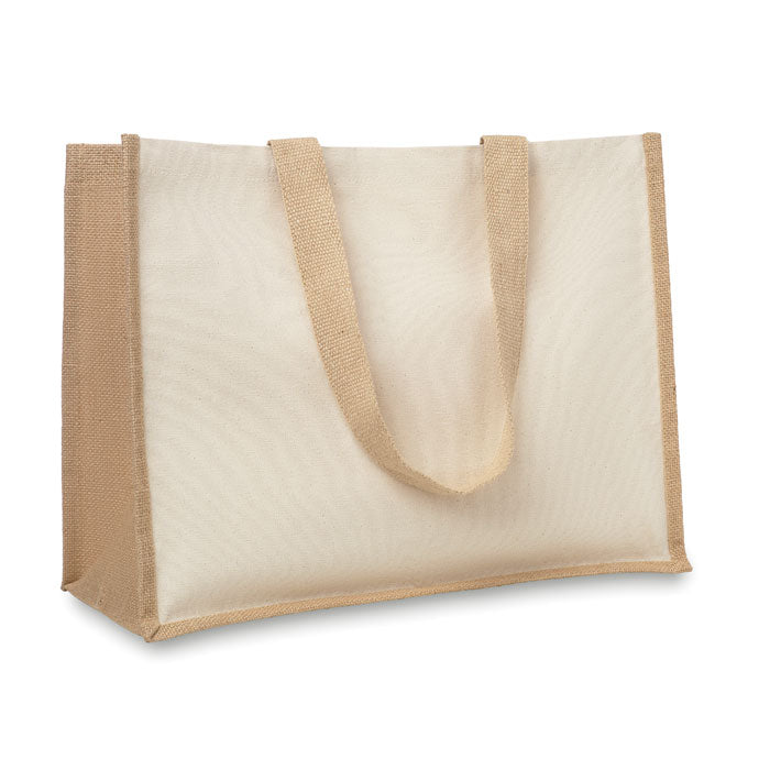 Branded Jute and canvas shopping bag