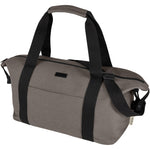 Branded Joey GRS recycled canvas sports duffel bag 25L
