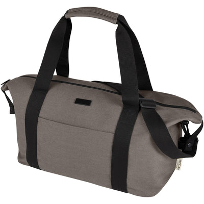 Branded Joey GRS recycled canvas sports duffel bag 25L