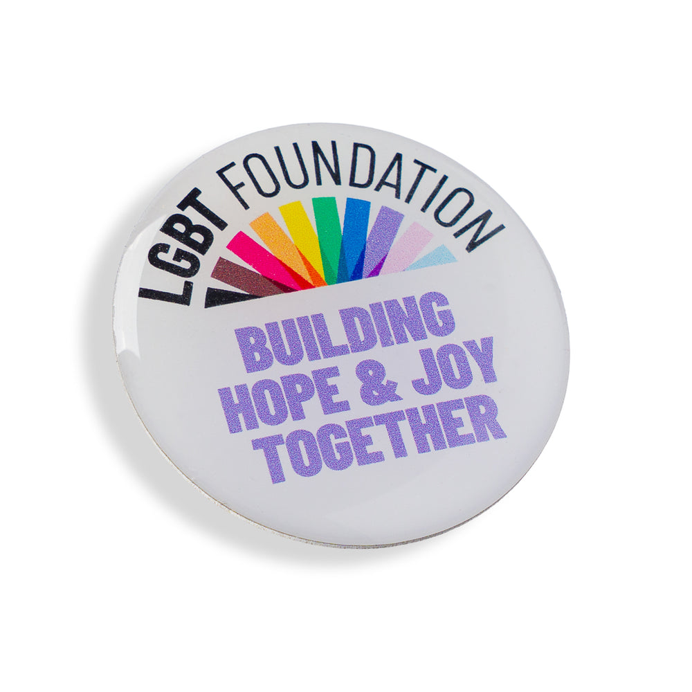 Bespoke Shape Metal Clutch Pin Badge - 35mm