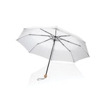 Branded 20.5" Impact AWARE™ RPET 190T Pongee bamboo mini umbrella