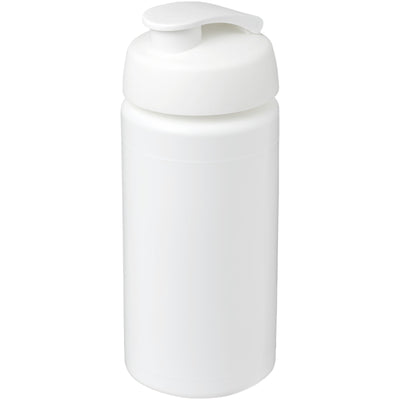Branded Baseline® Plus grip 500 ml flip lid sport bottle