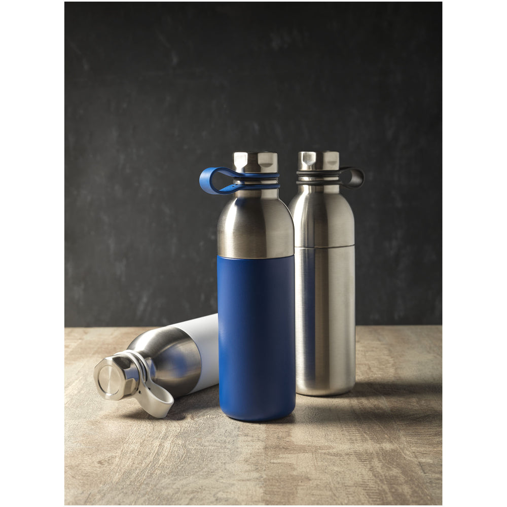 Branded Koln 590 ml copper vacuum insulated sport bottle