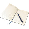 The Tarek - Recycled PU notebook with ballpen gift set (approx. A5)