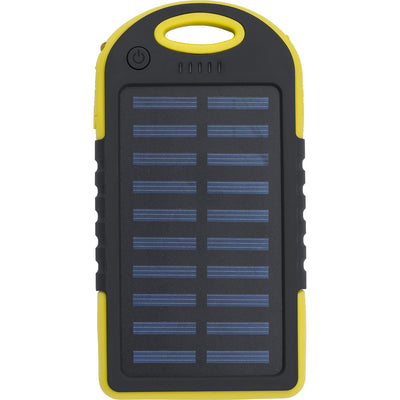 The Arin - Rubberized solar power bank (4000 mAh)