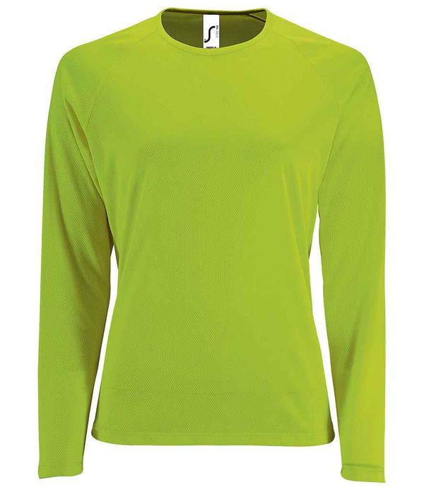 SOL'S Ladies Sporty Long Sleeve Performance T-Shirt