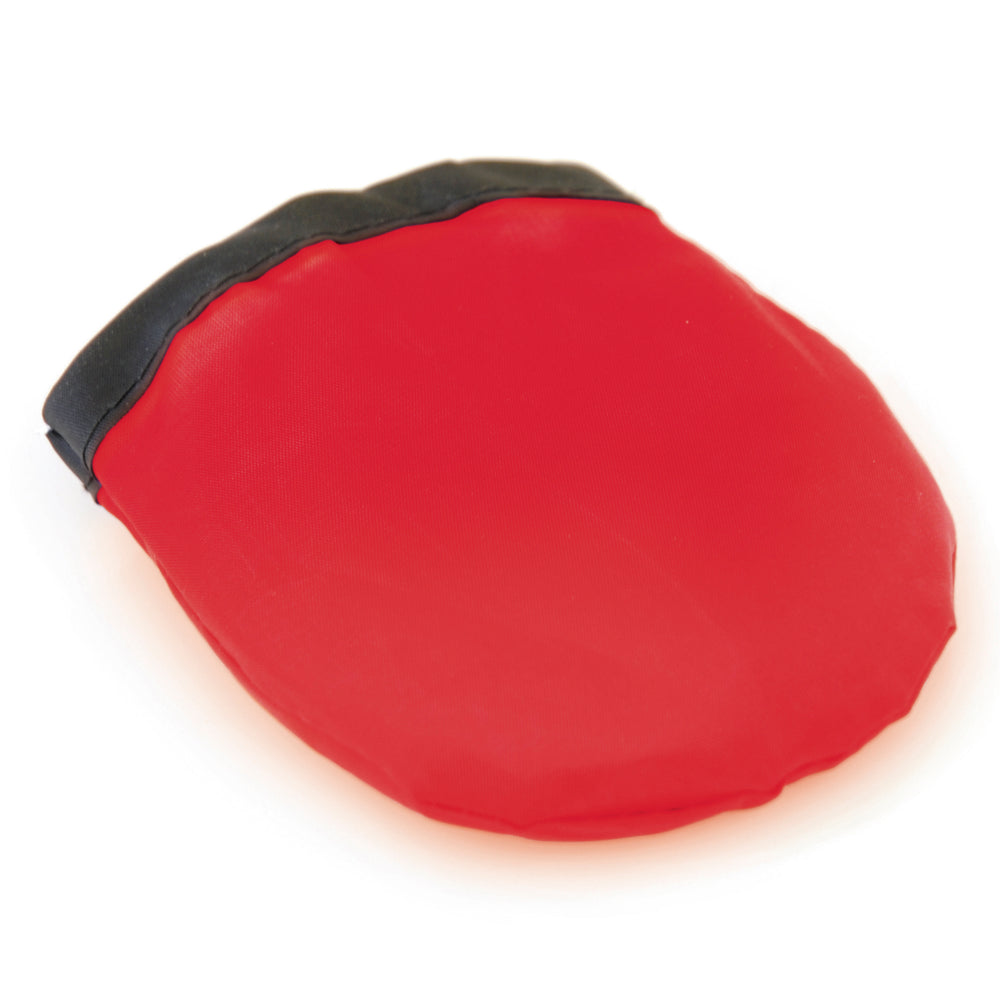 Branded Foldable Foldaway Frisbee with Pouch and Black trim
