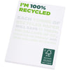 Branded Desk-Mate® A7 recycled notepad 50 pages