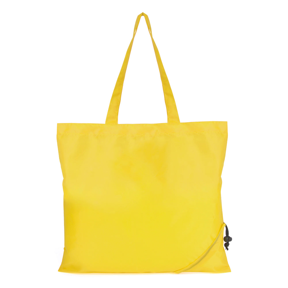 Branded Bayford 190T Polyester foldable pullstring shopper bag