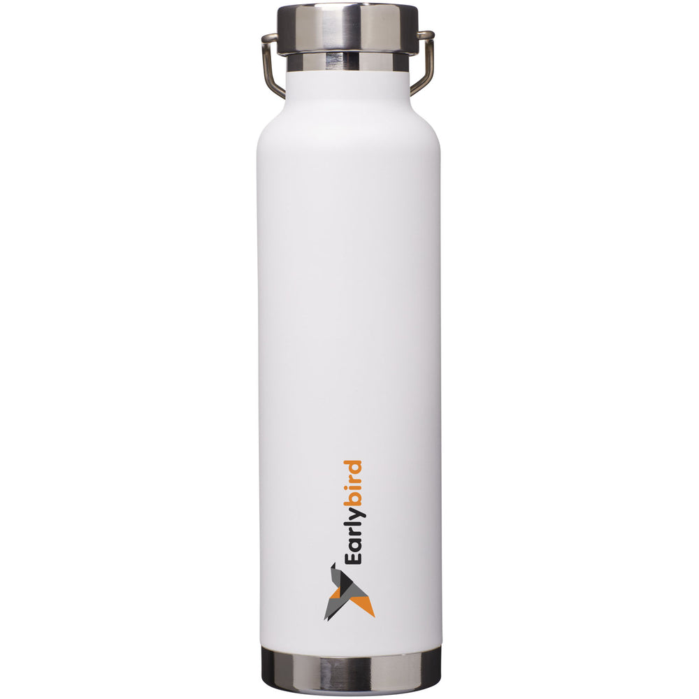 Branded Thor 650 ml copper vacuum insulated sport bottle